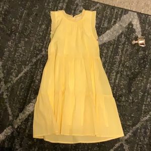 Copper key yellow dress